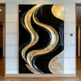 Картина из коллекции Натальи Жуковой " Black Gold Pearl "