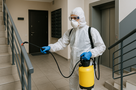 Дезинфекция подъезда