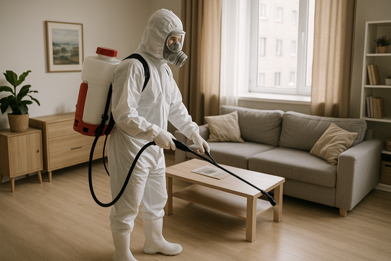 Дезинфекция гостиной