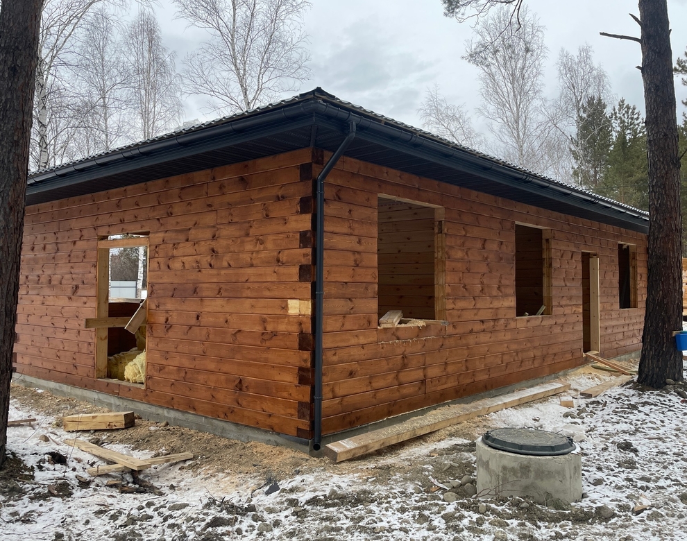 Готовый дом из газобетона