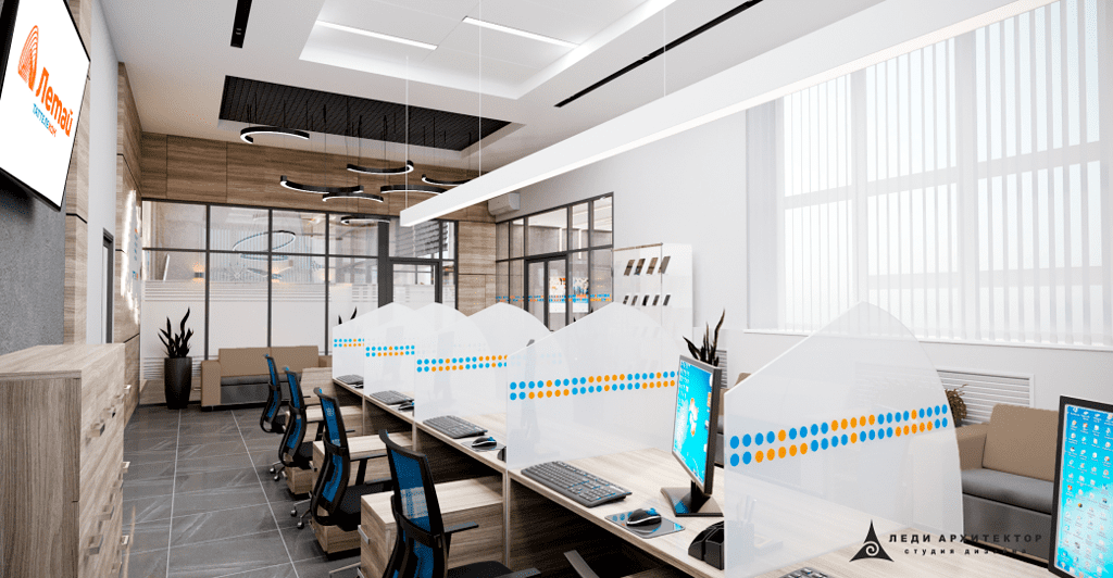 Зона обслуживания клиентского офиса Таттелком