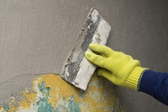 нанесение шпаклевки