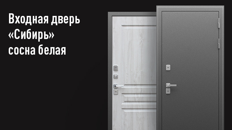 Входная дверь Сибирь с терморазрывом