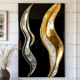 Картина из коллекции Натальи Жуковой " Black Gold Pearl "