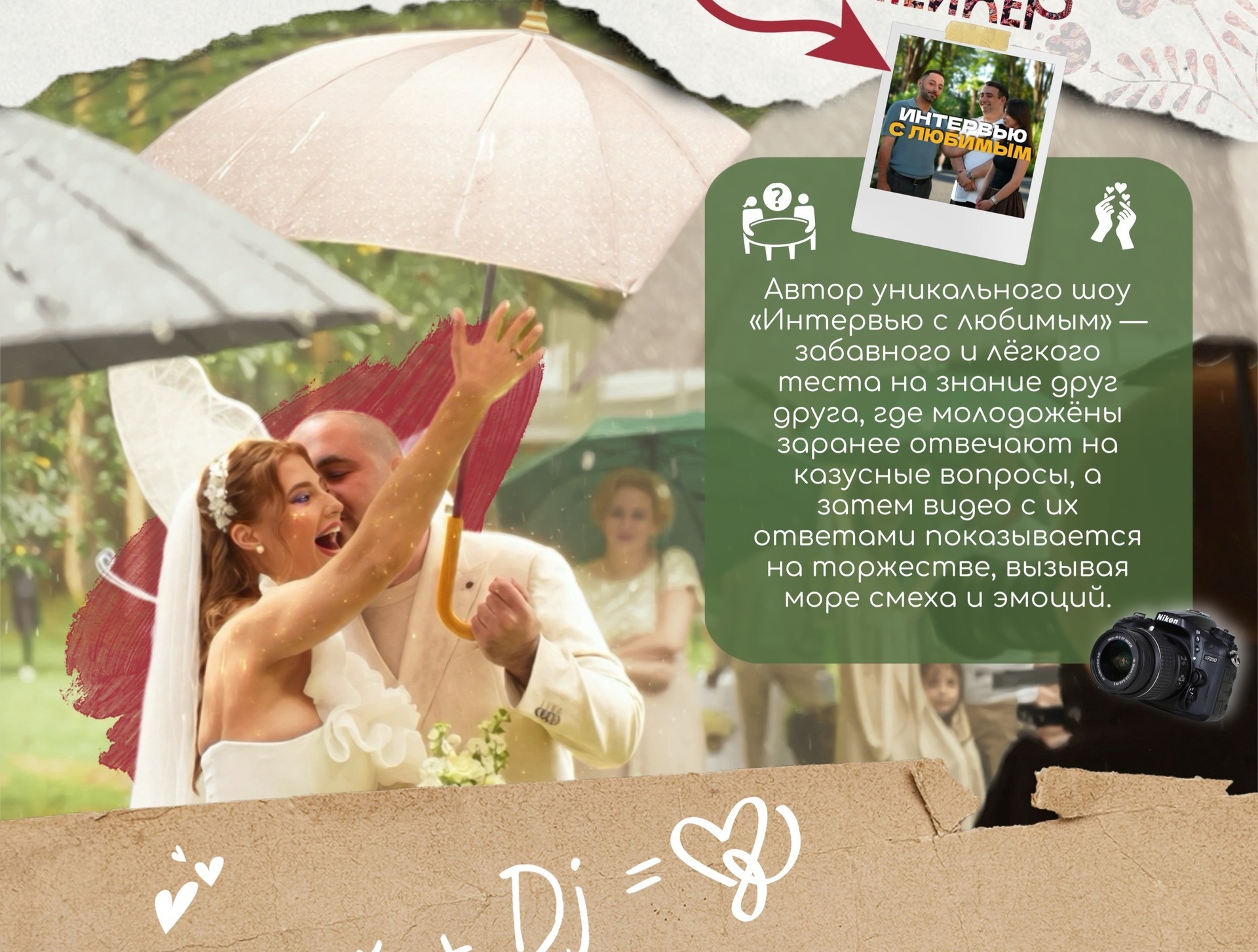 Авторская песня на свадьбе — особый подарок от Агасси