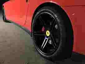 восстановление трехсоставных дисков ferrari и покраска в цвет черный мат