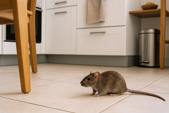Крыса на кухне