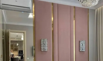 Дизайнерские мягкие панели в спальню на заказ