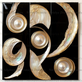 Картина из коллекции Натальи Жуковой " Black Gold Pearl "