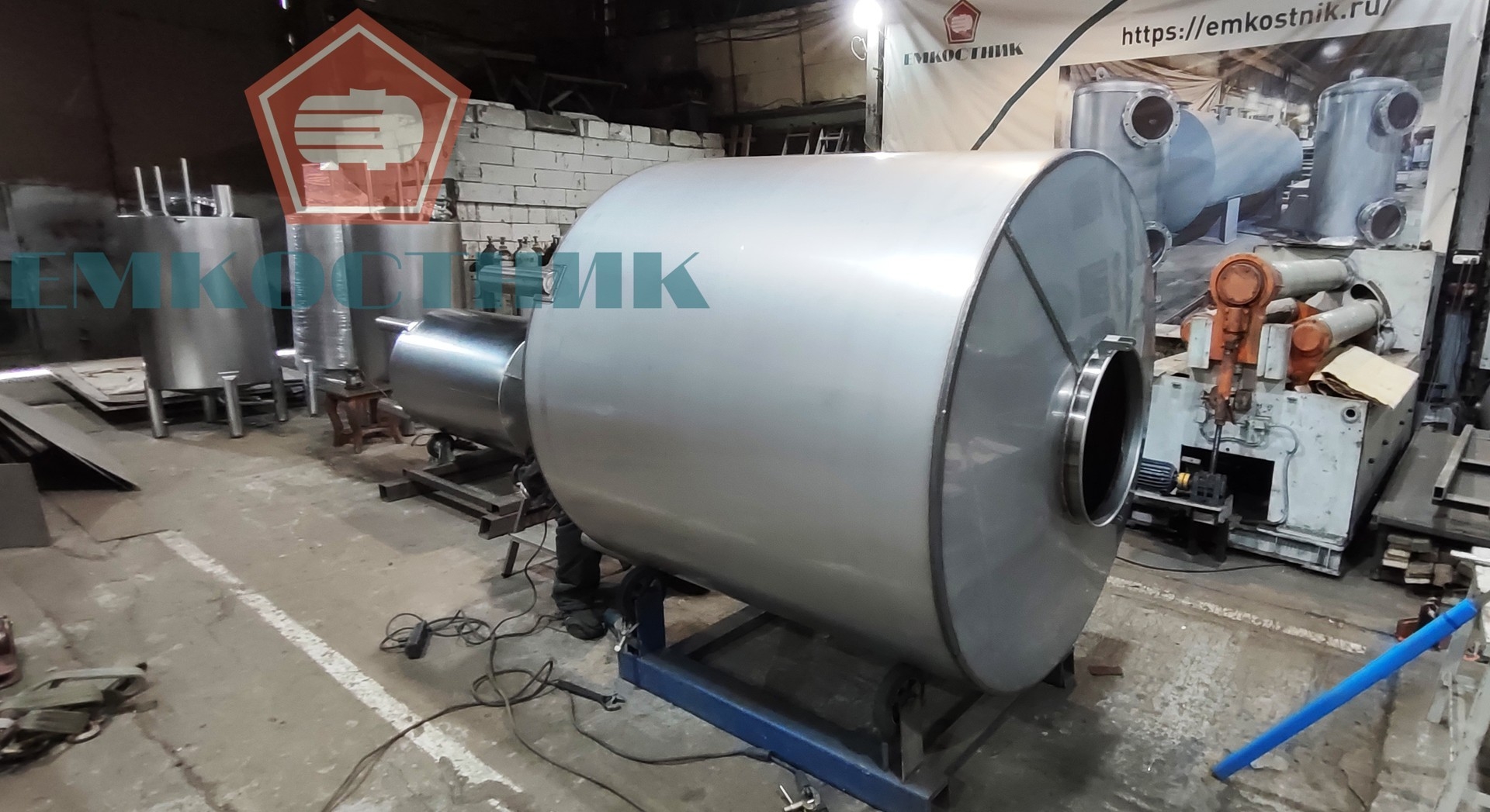 Ёмкость накопительная 1031, AISI 316, V – 2,0 м3