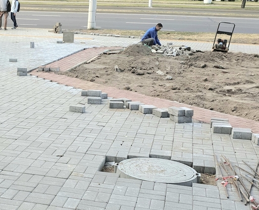 Устройство тротуара в Минске тротуаров в Минске