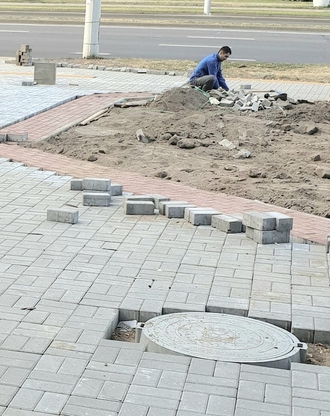 Устройство тротуара в Минске тротуаров в Минске