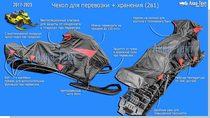 Чехол для снегохода
