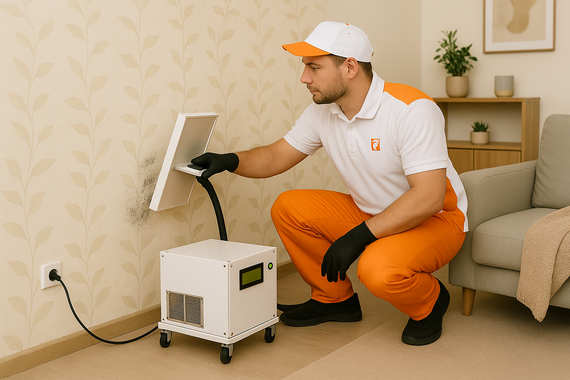 Обработка в гостиной