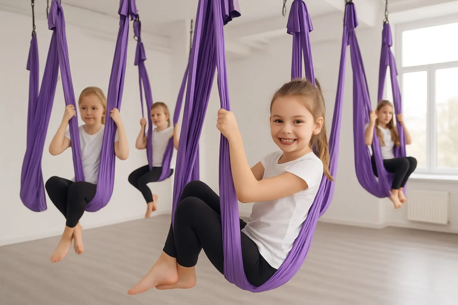 Студия воздушной йоги для детей в Красногорске