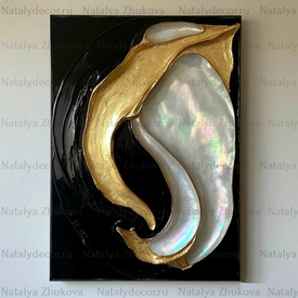 Картина из коллекции Натальи Жуковой " Black Gold Pearl "