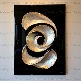 Картина из коллекции Натальи Жуковой " Black Gold Pearl "
