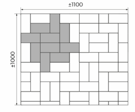 Тротуарная плитка брусчатка схема укладки 5