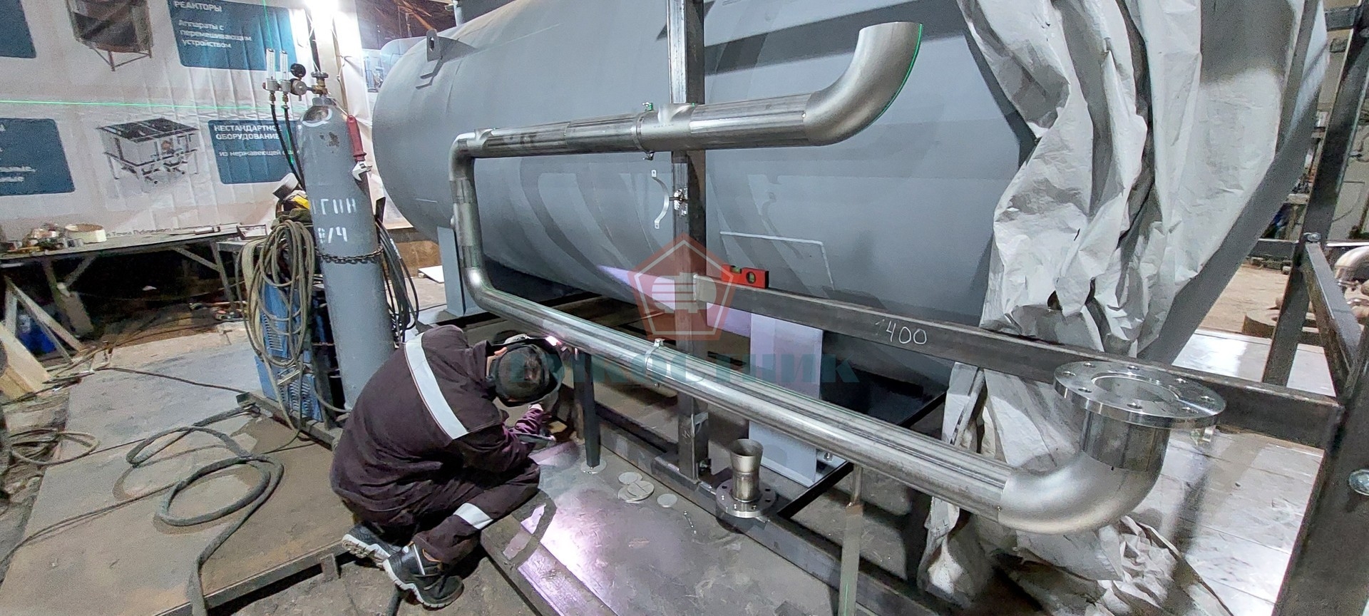 емкости из коррозионностойкой нержавеющей стали AISI316L