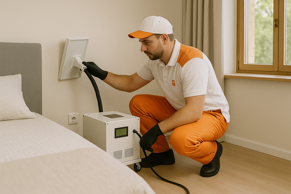 Дезинфекция спальни