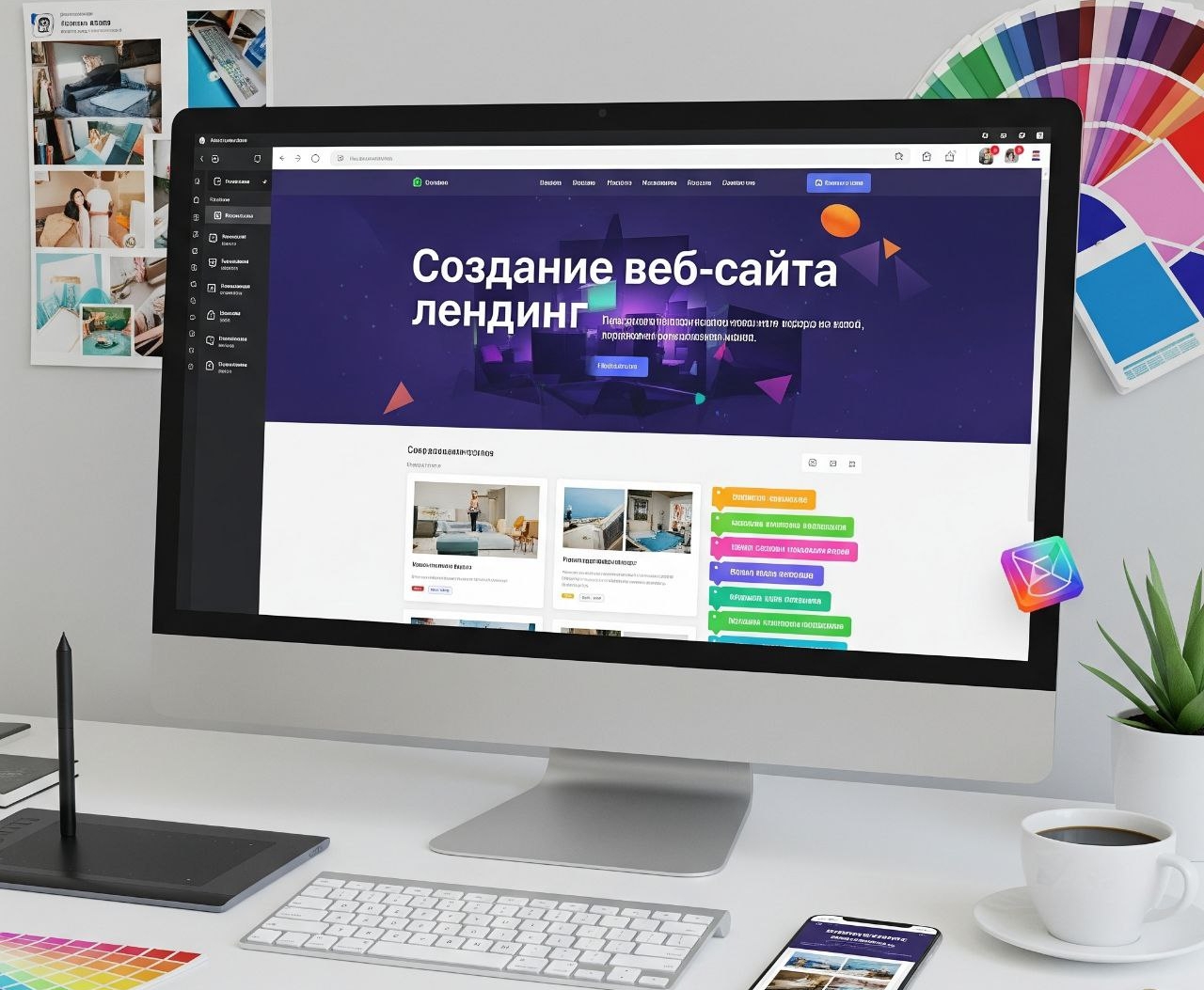 создание веб сайта лендинг