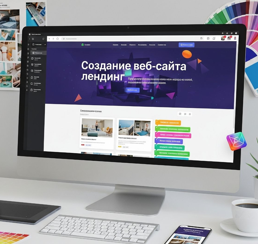 создание веб сайта лендинг