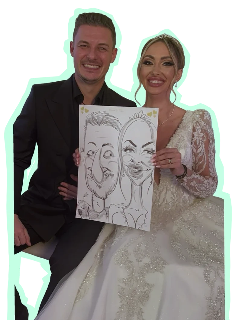caricaturist la nunta
