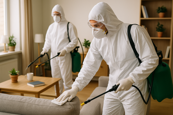 Дезинфекция гостиной