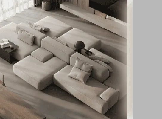 Модульные диваны на заказ по индивидуальным размерам