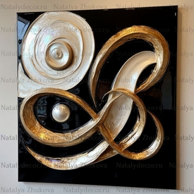 Картина из коллекции Натальи Жуковой " Black Gold Pearl "