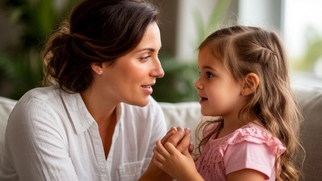 Логопед занимается с ребенком, корректируя речевые нарушения в игровой форме