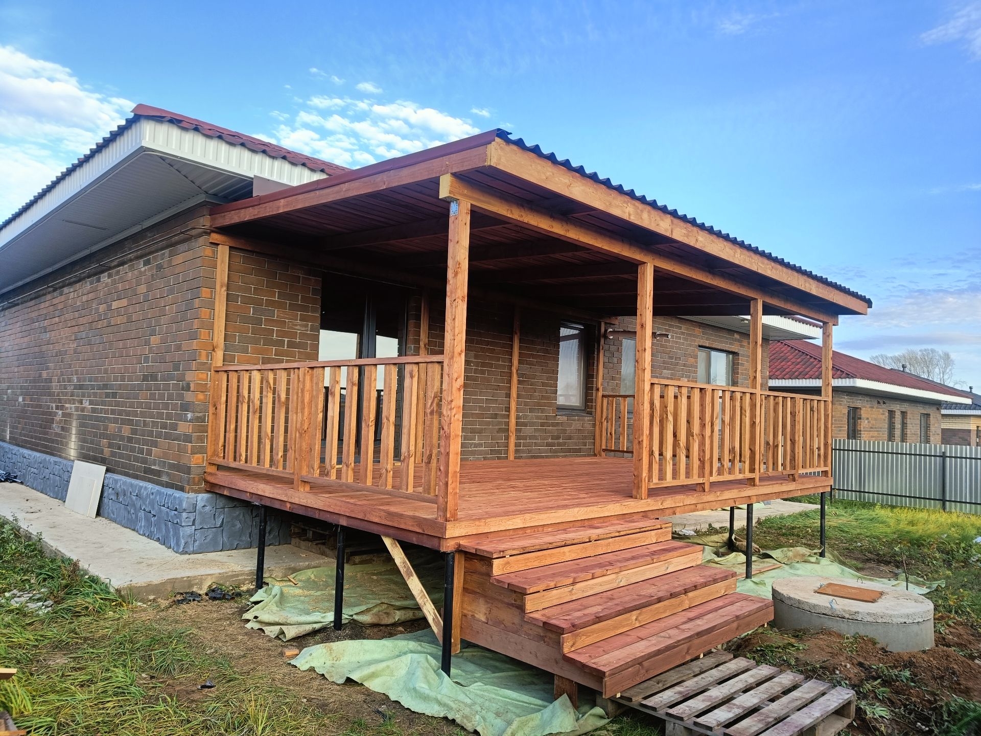 Строительство деревянных террас под ключ в Уфе и Уфимском районе