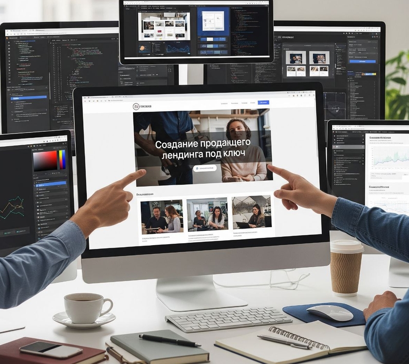 создание продающего лендинга