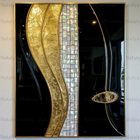 Картина из коллекции Натальи Жуковой " Black Gold Pearl "