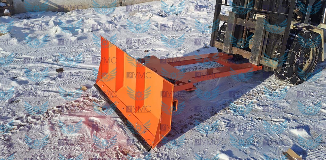 снег отвал насадка на погрузчик