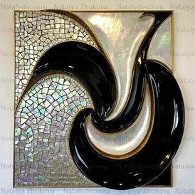 Картина из коллекции Натальи Жуковой " Black Gold Pearl "