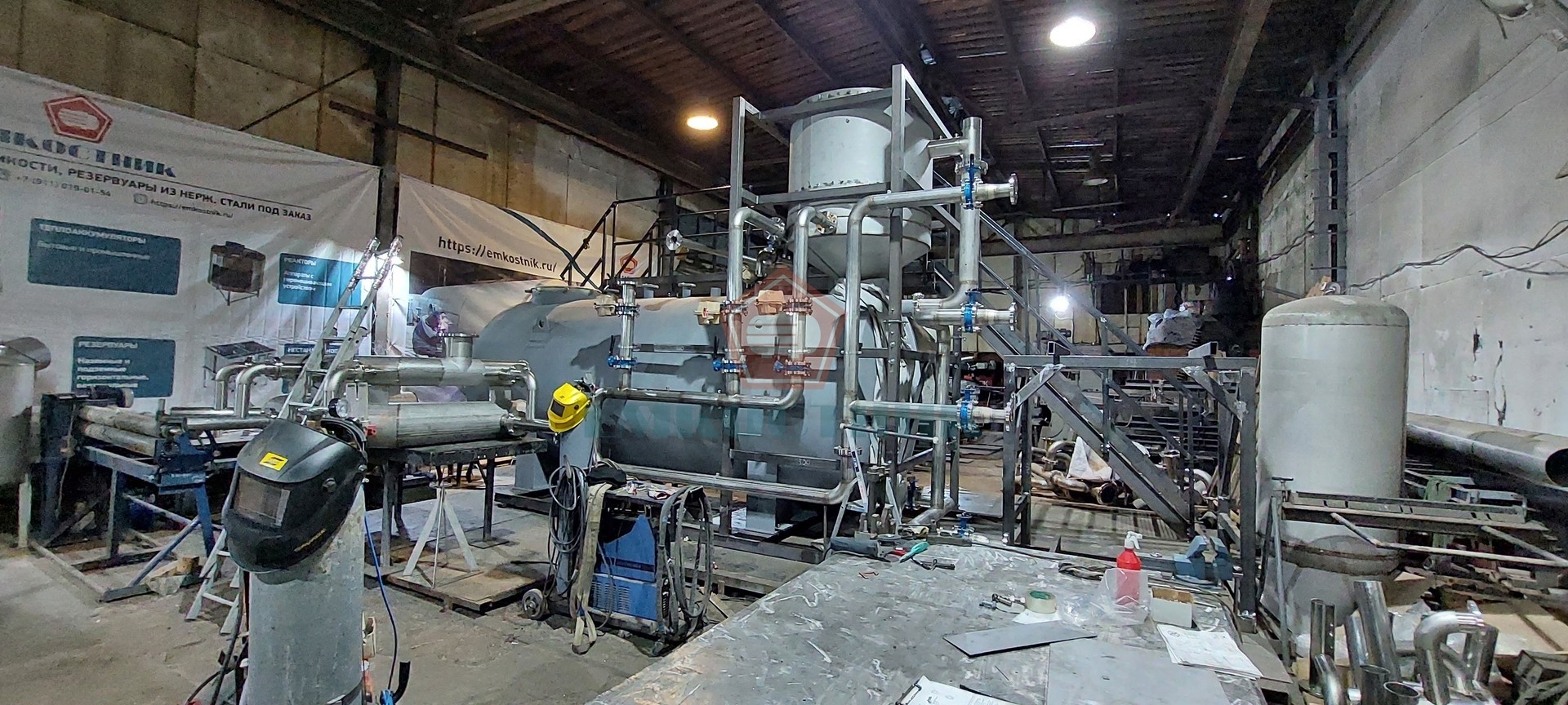 емкости из коррозионностойкой нержавеющей стали AISI316L