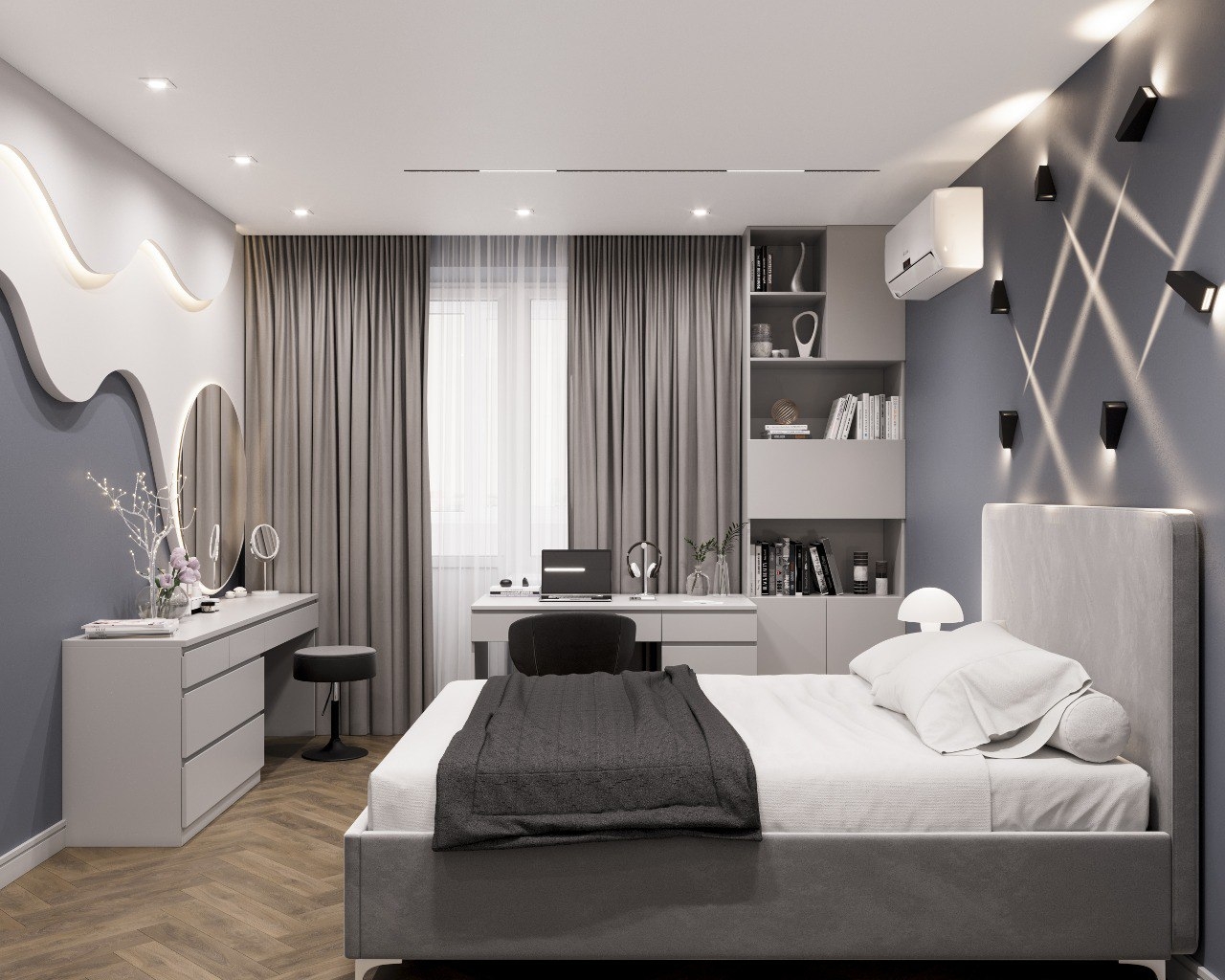 Дизайн бассейна в коттеджном поселке Обухово