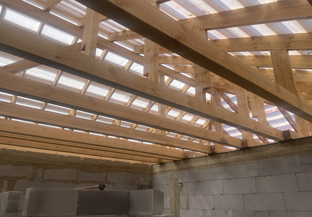 Готовый дом из газобетона