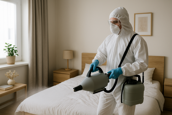 Дезинфекция спальни