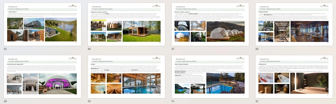 Описание инфраструктуры гостиничных проектов