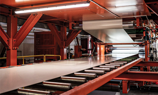 Линия окрашивания алюминия и стали