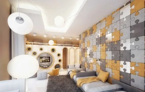 Купить мягкие стеновые панели в детскую на заказ - МСП 33