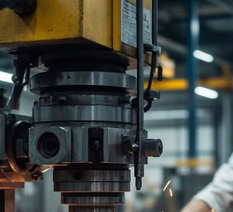 Станок в цеховой обстановке