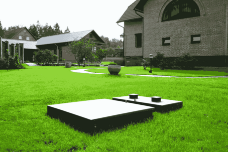 Сдача работающей автономной канализации