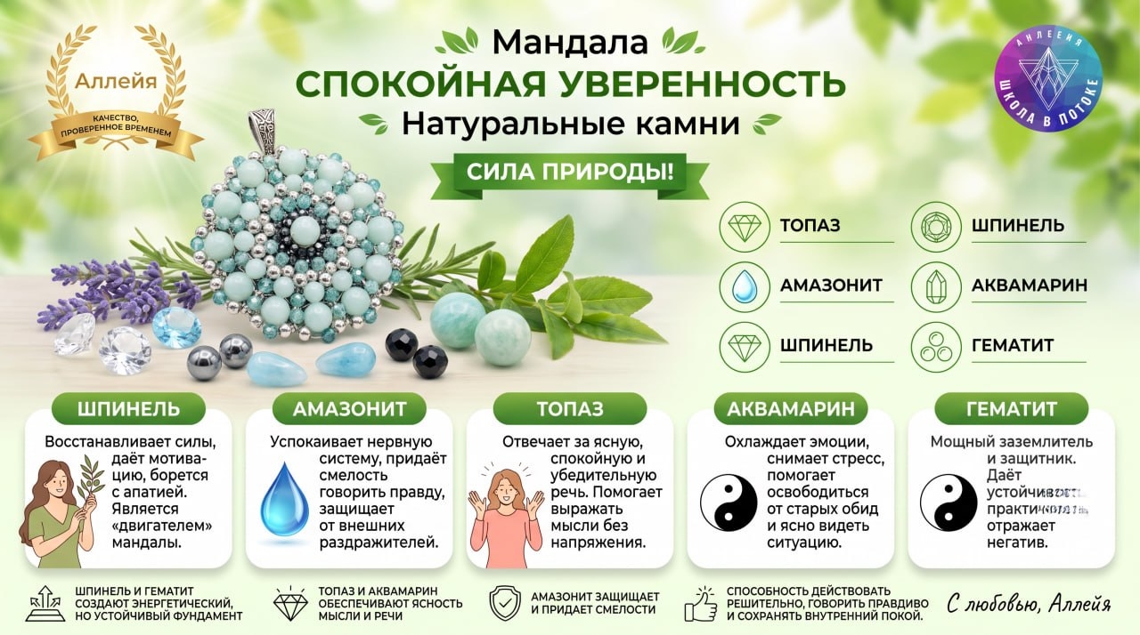 Мандала Спокойная Уверенность – сакральный узор для обретения внутреннего баланса,купить мандалу4
