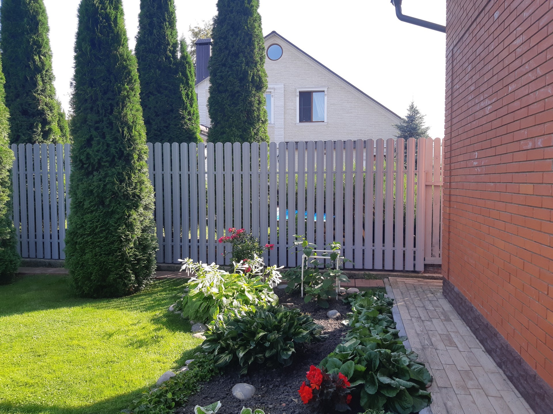 Забор из евроштакетника в Егорьевске