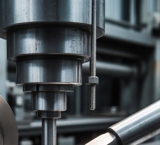 Промышленный станок в рабочей зоне цеха