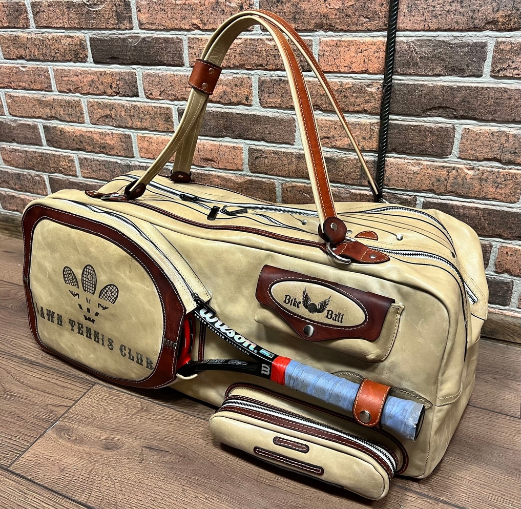 Кожаная сумка, теннисная сумка, спортивная сумка, 