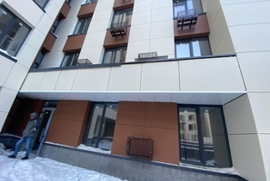 Реконструкция фасадов ​ фасадными кассетами открытого типа